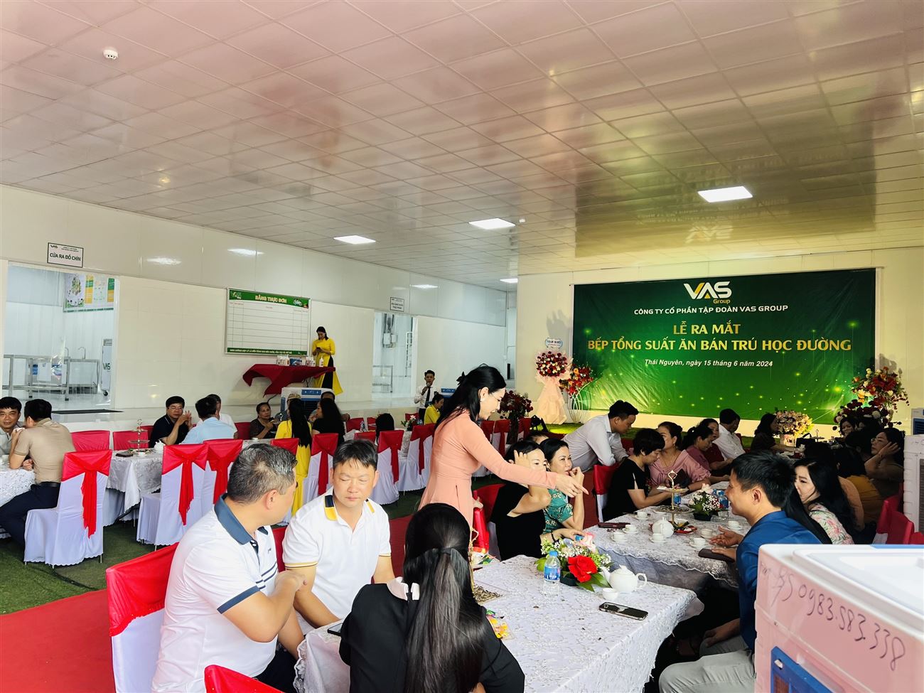 Hoạt động ra mắt bếp ăn bán trú Tập Đoàn VAS GROUP chi nhánh TP. Thái Nguyên